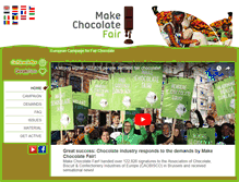 Tablet Screenshot of makechocolatefair.org